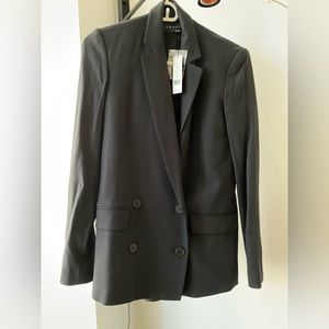 Theory double breasted suit jacket